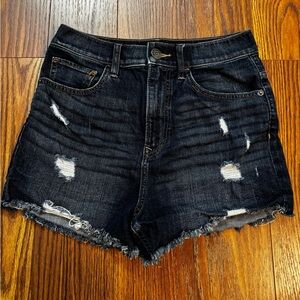 Express Super High Rise Jean Shorts